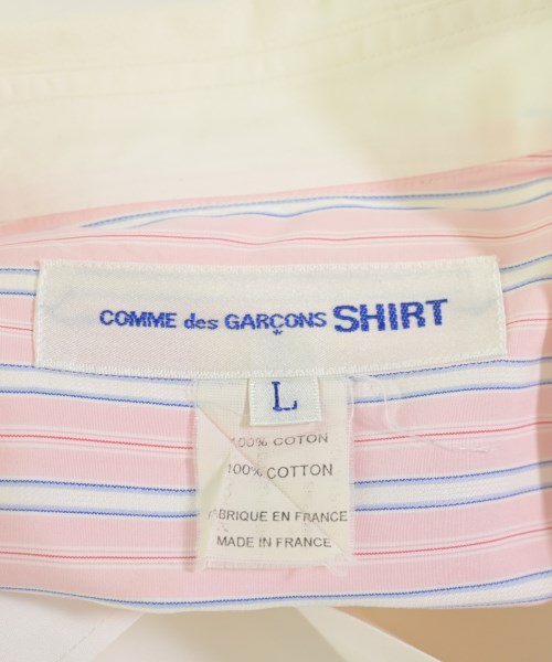 COMME des GARCONS SHIRT（コムデギャルソンシャツ）カジュアルシャツ 白 サイズ:L メンズ/2200720473087