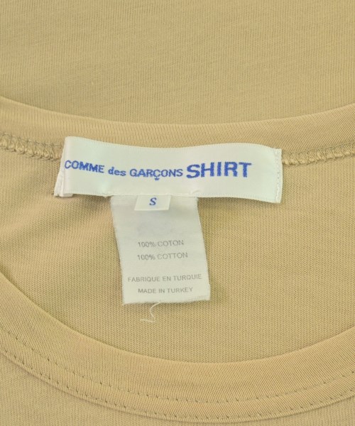 COMME des GARCONS SHIRT（コムデギャルソンシャツ）Tシャツ・カットソー ベージュ サイズ:S メンズ/2200724150090