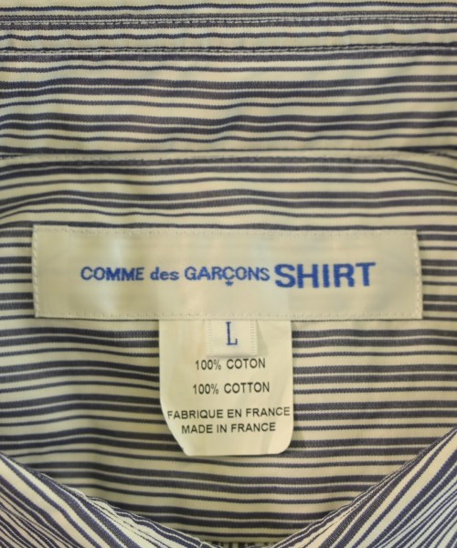 COMME des GARCONS SHIRT（コムデギャルソンシャツ）カジュアルシャツ 紺 サイズ:L メンズ/2200724173013