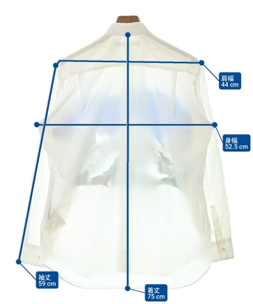 COMME des GARCONS SHIRT（コムデギャルソンシャツ）カジュアルシャツ 白 サイズ:S メンズ/2200724419067