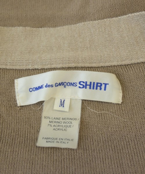 COMME des GARCONS SHIRT（コムデギャルソンシャツ）カーディガン ベージュ サイズ:M メンズ/2200725084097