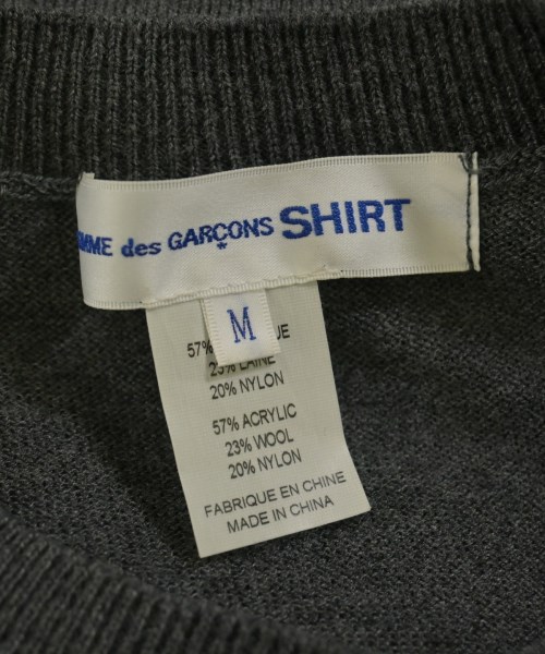 COMME des GARCONS SHIRT（コムデギャルソンシャツ）ニット・セーター グレー サイズ:M メンズ/2200725136024
