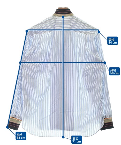 COMME des GARCONS SHIRT（コムデギャルソンシャツ）カジュアルシャツ 青 サイズ:XS メンズ/2200719433054