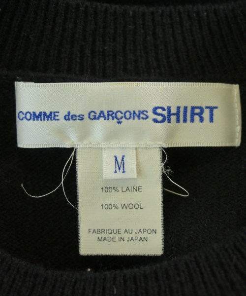 COMME des GARCONS SHIRT（コムデギャルソンシャツ）ニット・セーター 黒 サイズ:M メンズ/2200721496061