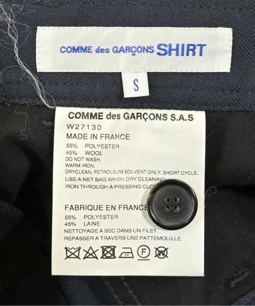 COMME des GARCONS SHIRT（コムデギャルソンシャツ）スラックス 紺 サイズ:S メンズ/2200721496139