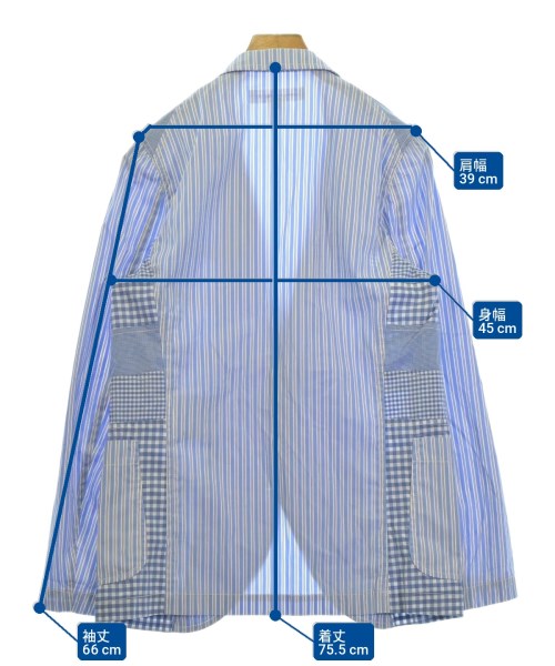 COMME des GARCONS SHIRT（コムデギャルソンシャツ）カジュアルジャケット 青 サイズ:S メンズ/2200722789193