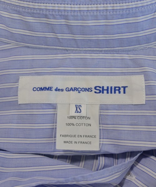 COMME des GARCONS SHIRT（コムデギャルソンシャツ）カジュアルシャツ 青 サイズ:XS メンズ/2200726854019