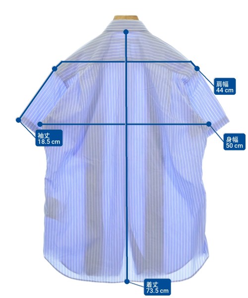 COMME des GARCONS SHIRT（コムデギャルソンシャツ）カジュアルシャツ 青 サイズ:XS メンズ/2200726854019