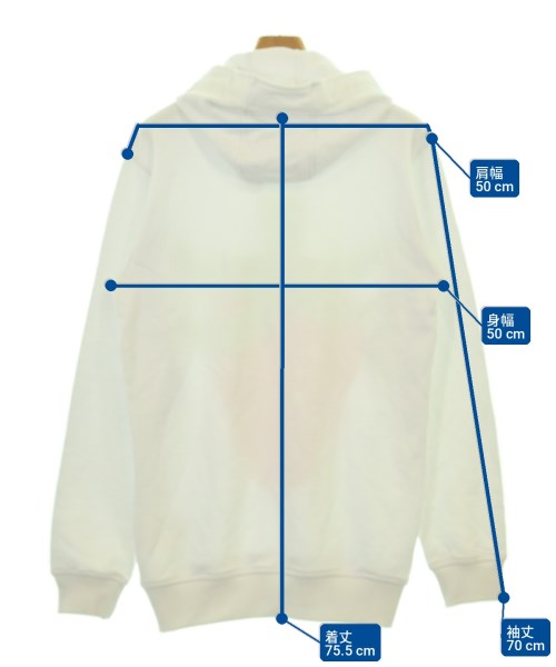COMME des GARCONS SHIRT（コムデギャルソンシャツ）パーカー 白 サイズ:XL メンズ/2200725415082
