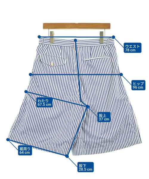 COMME des GARCONS SHIRT（コムデギャルソンシャツ）ショートパンツ 白 サイズ:S メンズ/2200727082145