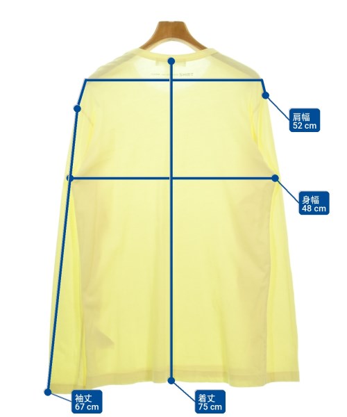 COMME des GARCONS SHIRT（コムデギャルソンシャツ）Tシャツ・カットソー 黄 サイズ:X(XL位) メンズ/2200727823328