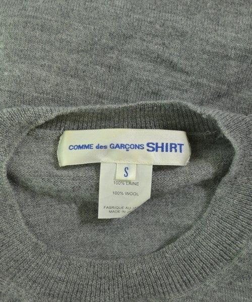 COMME des GARCONS SHIRT（コムデギャルソンシャツ）ニット・セーター グレー サイズ:S メンズ/2200728071025