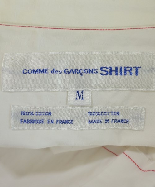 COMME des GARCONS SHIRT（コムデギャルソンシャツ）カジュアルシャツ 白 サイズ:M メンズ/2200728373051
