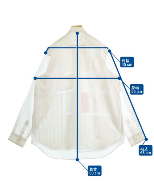 COMME des GARCONS SHIRT（コムデギャルソンシャツ）カジュアルシャツ 白 サイズ:M メンズ/2200728373051
