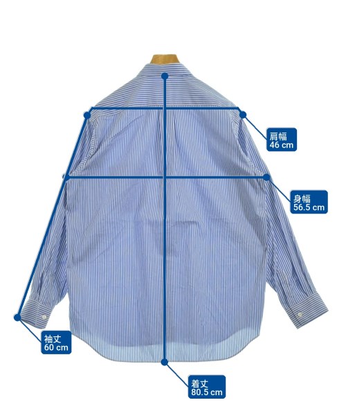 COMME des GARCONS SHIRT（コムデギャルソンシャツ）カジュアルシャツ 青 サイズ:M メンズ/2200728669024
