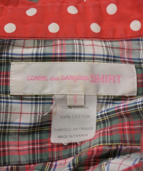 COMME des GARCONS SHIRT（コムデギャルソンシャツ）カジュアルシャツ 赤 サイズ:S レディース/2200722849033