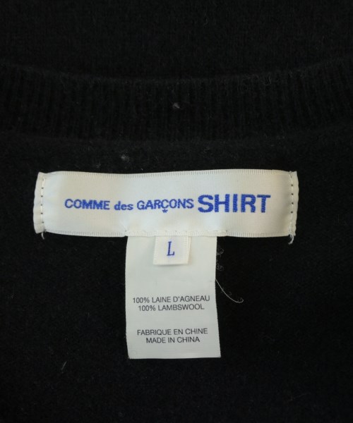 COMME des GARCONS SHIRT（コムデギャルソンシャツ）カーディガン 黒 サイズ:L メンズ/2200728345089