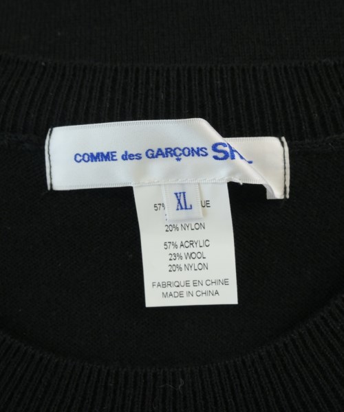 COMME des GARCONS SHIRT（コムデギャルソンシャツ）ニット・セーター 黒 サイズ:XL メンズ/2200729087056