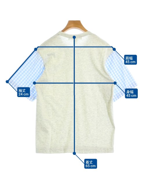 COMME des GARCONS SHIRT（コムデギャルソンシャツ）Tシャツ・カットソー グレー サイズ:S メンズ/2200682309035