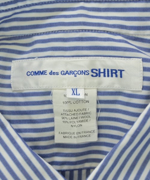 COMME des GARCONS SHIRT（コムデギャルソンシャツ）カジュアルシャツ 白 サイズ:XL メンズ/2200682580038