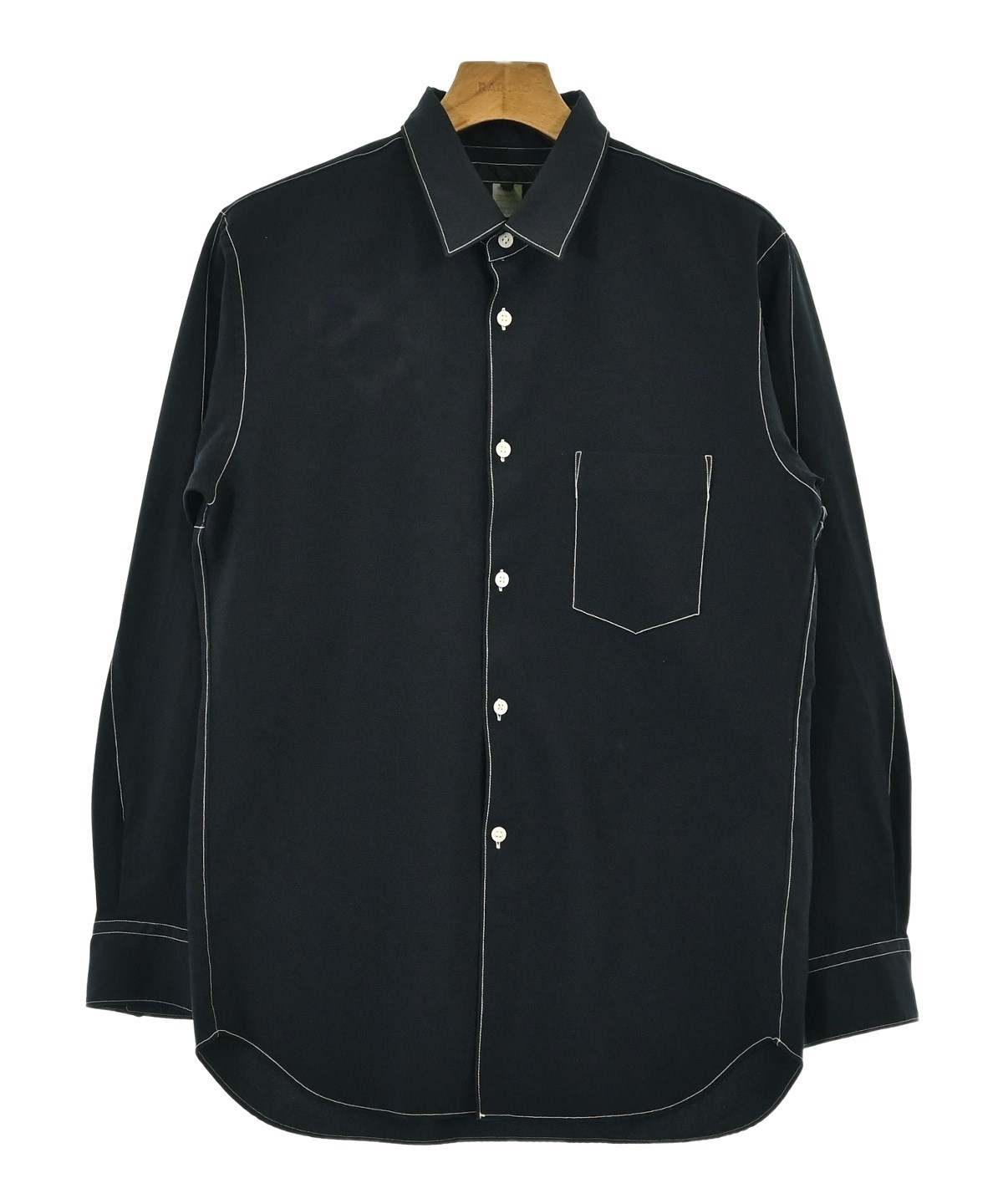 tricot COMME des GARCONS カジュアルシャツ S 黒 【古着】【中古】【送料無料】 tricot COMME des GARCONS（トリココムデギャルソン）カジュアルシャツ