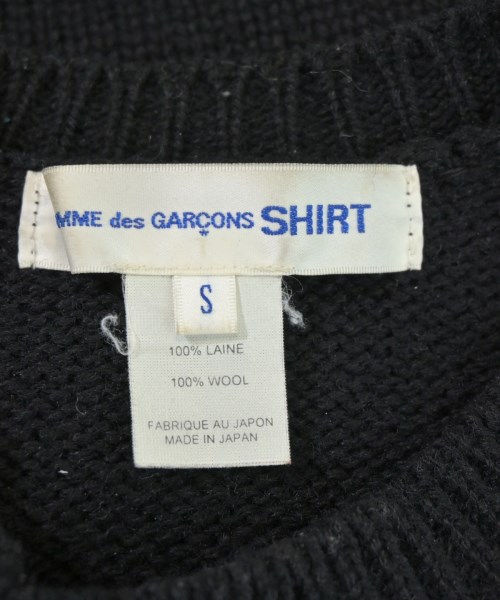 COMME des GARCONS SHIRT（コムデギャルソンシャツ）ニット・セーター 黒 サイズ:S メンズ/2200683278040