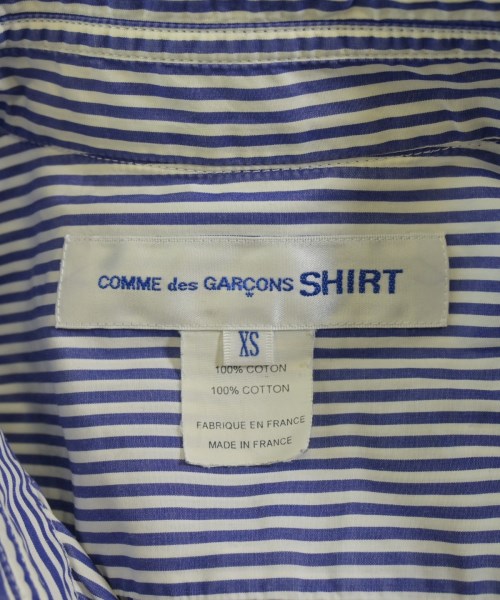 COMME des GARCONS SHIRT（コムデギャルソンシャツ）カジュアルシャツ 青 サイズ:XS メンズ/2200683294019