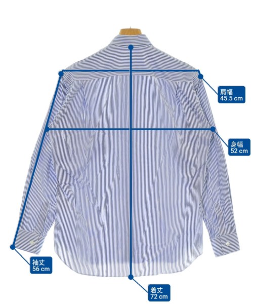 COMME des GARCONS SHIRT（コムデギャルソンシャツ）カジュアルシャツ 青 サイズ:XS メンズ/2200683294019