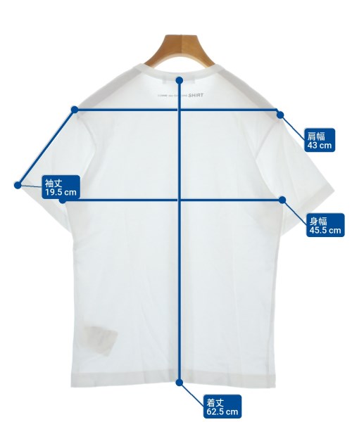 COMME des GARCONS SHIRT（コムデギャルソンシャツ）Tシャツ・カットソー 白 サイズ:S メンズ/2200683356021