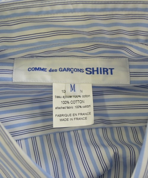 COMME des GARCONS SHIRT（コムデギャルソンシャツ）カジュアルシャツ 青 サイズ:M メンズ/2200683416039