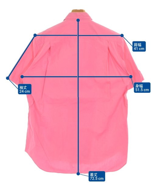 COMME des GARCONS SHIRT（コムデギャルソンシャツ）カジュアルシャツ ピンク サイズ:S メンズ/2200683669084