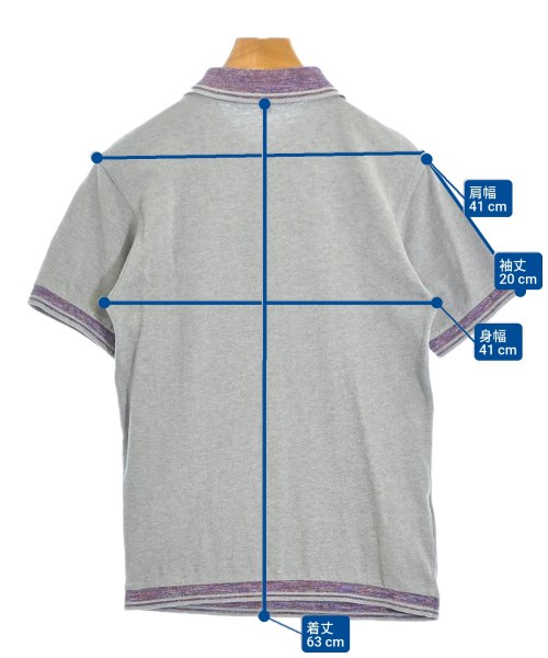 COMME des GARCONS SHIRT（コムデギャルソンシャツ）ポロシャツ グレー サイズ:XS メンズ/2200683714050