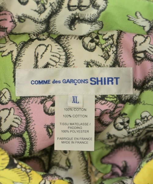 COMME des GARCONS SHIRT（コムデギャルソンシャツ）ダウンジャケット/ダウンベスト 黄 サイズ:XL メンズ/2200683856026