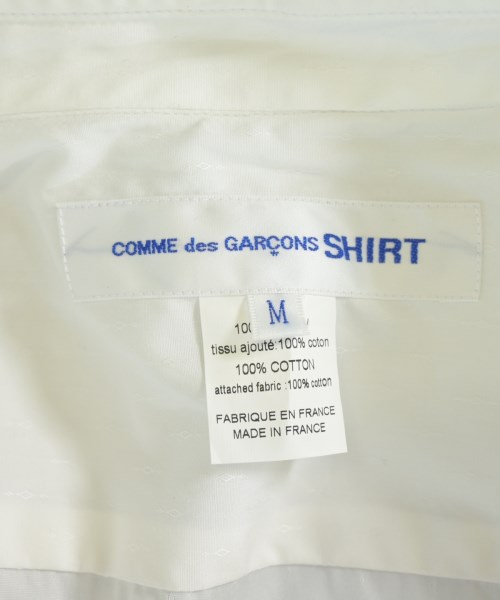 COMME des GARCONS SHIRT（コムデギャルソンシャツ）カジュアルシャツ 白 サイズ:M メンズ/2200678558027
