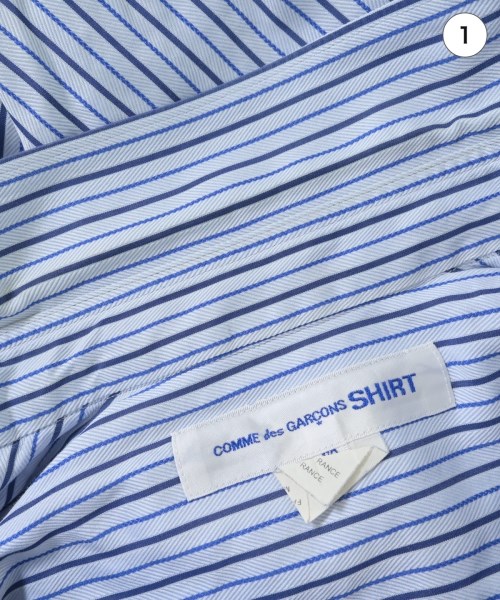 COMME des GARCONS SHIRT（コムデギャルソンシャツ）カジュアルシャツ 青 サイズ:XS メンズ/2200684296098