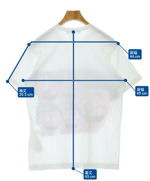 COMME des GARCONS SHIRT（コムデギャルソンシャツ）Tシャツ・カットソー 白 サイズ:M メンズ/2200683231298