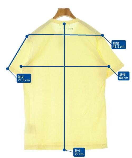 COMME des GARCONS SHIRT（コムデギャルソンシャツ）Tシャツ・カットソー 黄 サイズ:L メンズ/2200683440089