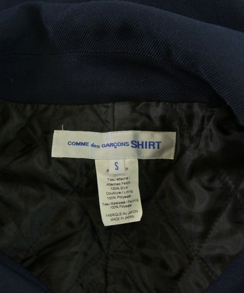 COMME des GARCONS SHIRT（コムデギャルソンシャツ）ピーコート 紺 サイズ:S メンズ/2200684620015