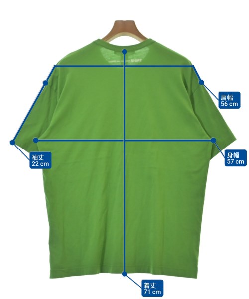COMME des GARCONS SHIRT（コムデギャルソンシャツ）Tシャツ・カットソー 緑 サイズ:S メンズ/2200684620046