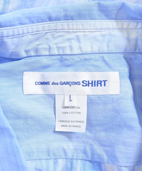 COMME des GARCONS SHIRT（コムデギャルソンシャツ）カジュアルシャツ 青 サイズ:L メンズ/2200677868271