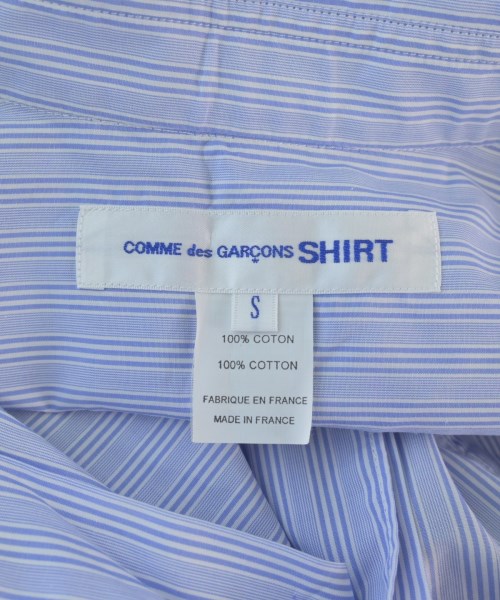 COMME des GARCONS SHIRT（コムデギャルソンシャツ）カジュアルシャツ 青 サイズ:S メンズ/2200688346058