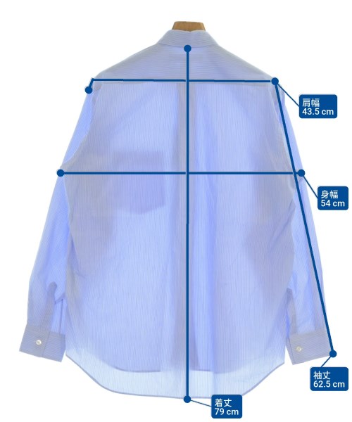 COMME des GARCONS SHIRT（コムデギャルソンシャツ）カジュアルシャツ 青 サイズ:S メンズ/2200688346058