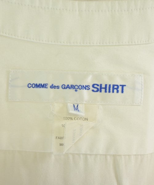 COMME des GARCONS SHIRT（コムデギャルソンシャツ）カジュアルシャツ 白 サイズ:M メンズ/2200682642026