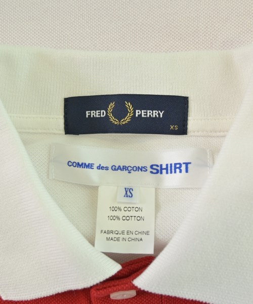 COMME des GARCONS SHIRT（コムデギャルソンシャツ）ポロシャツ 白 サイズ:XS メンズ/2200688501099