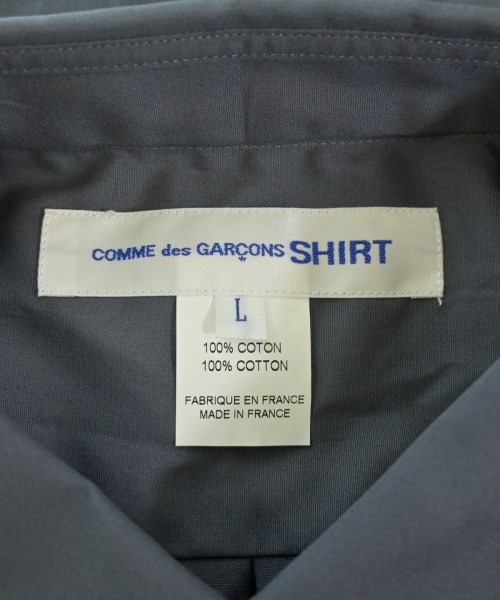 COMME des GARCONS SHIRT（コムデギャルソンシャツ）カジュアルシャツ グレー サイズ:L メンズ/2200688800017
