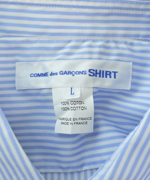 COMME des GARCONS SHIRT（コムデギャルソンシャツ）カジュアルシャツ 青 サイズ:L メンズ/2200688800024