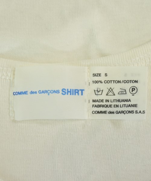 COMME des GARCONS SHIRT（コムデギャルソンシャツ）タンクトップ 白 サイズ:S メンズ/2200689204081