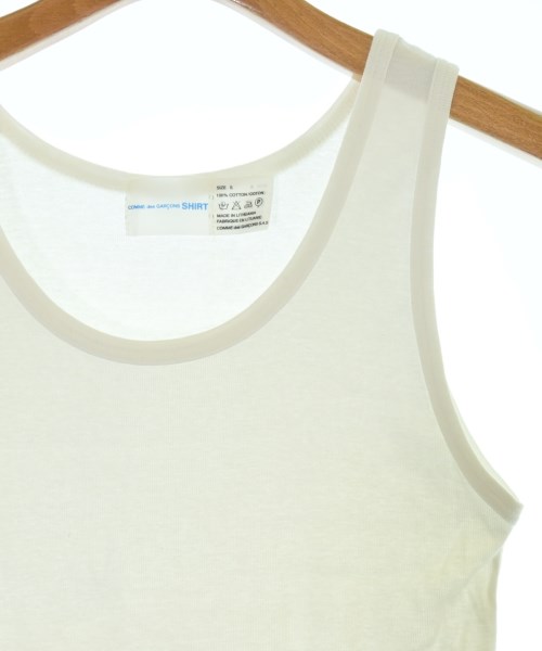 COMME des GARCONS SHIRT（コムデギャルソンシャツ）タンクトップ 白 サイズ:S メンズ/2200689204081