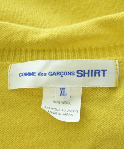 COMME des GARCONS SHIRT（コムデギャルソンシャツ）ニット・セーター 黄 サイズ:XL メンズ/2200680754141