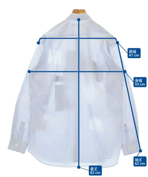 COMME des GARCONS SHIRT（コムデギャルソンシャツ）カジュアルシャツ 白 サイズ:L メンズ/2200689313011